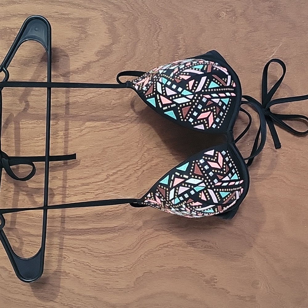 Push up swimming suit top